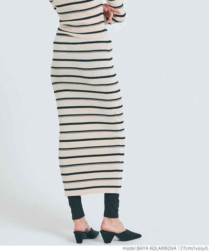 coca rib knit skirt