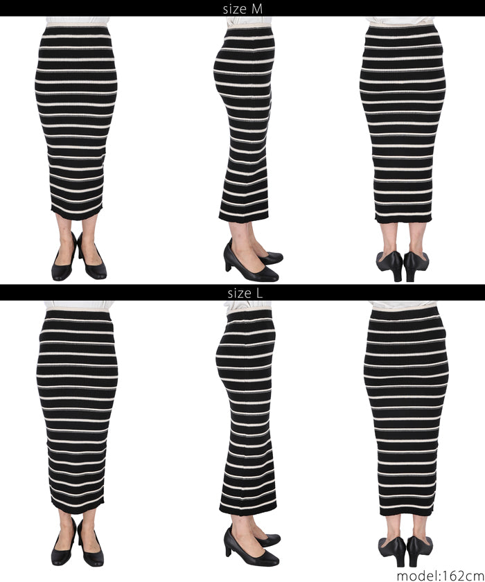 coca rib knit skirt