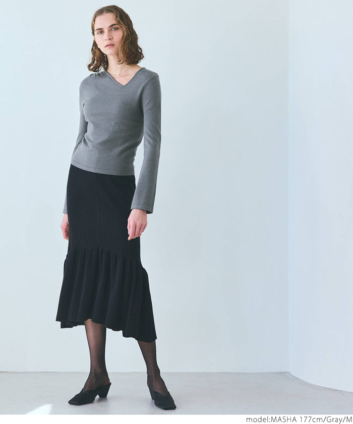 【WEB限定セール】コカ coca ニットフロントデザイントップス