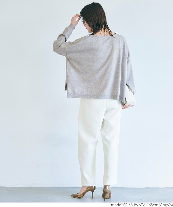 coca V-neck dolman knit top