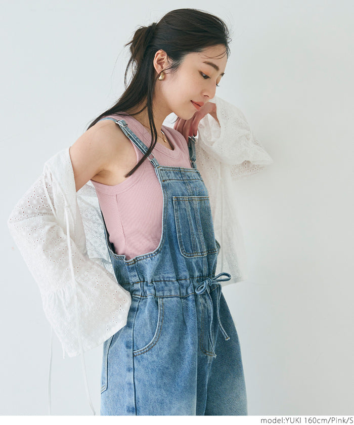 コカ coca 外で着られるブラトップス OUT BRA カップ付太タンクトップ