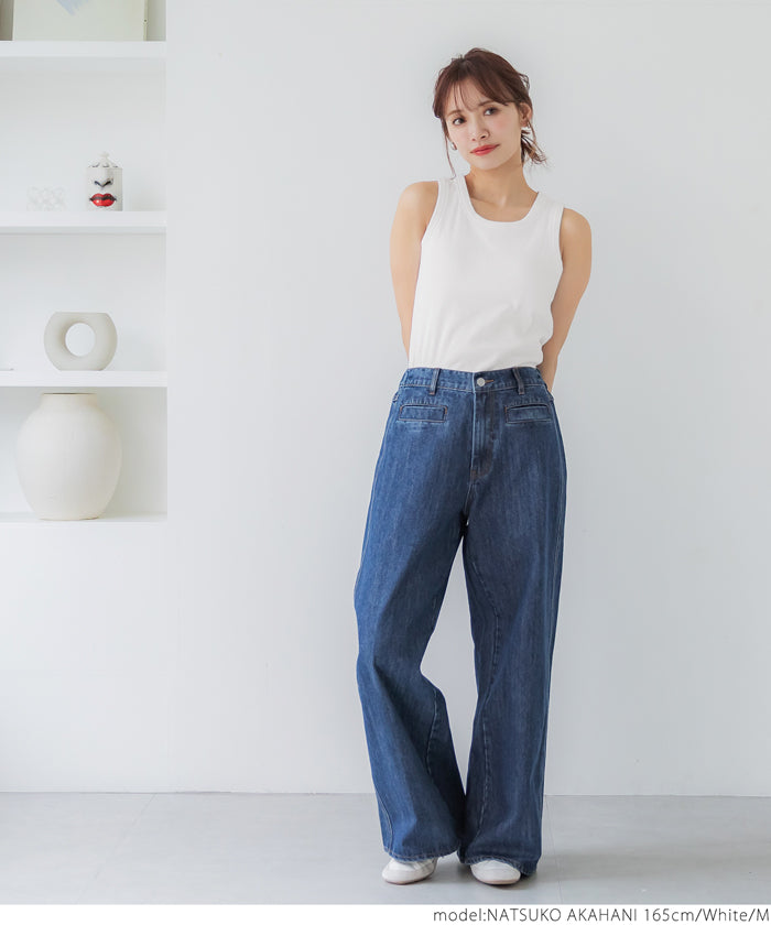 コカ coca 外で着られるブラトップス OUT BRA カップ付太タンクトップ