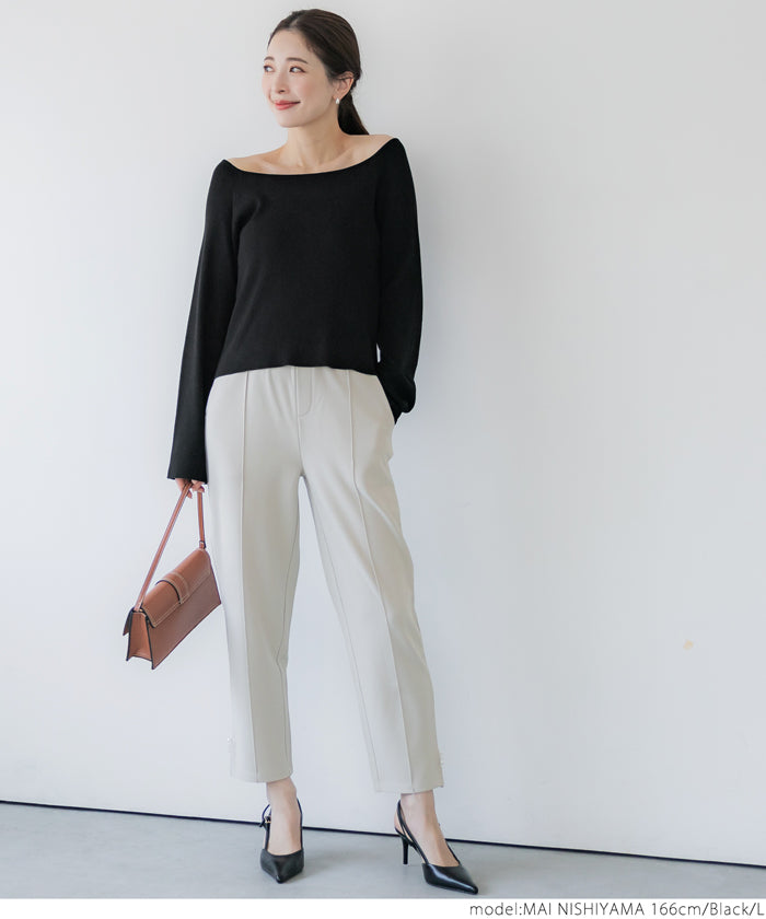 コカ coca オフショルダー フレアスリーブニット