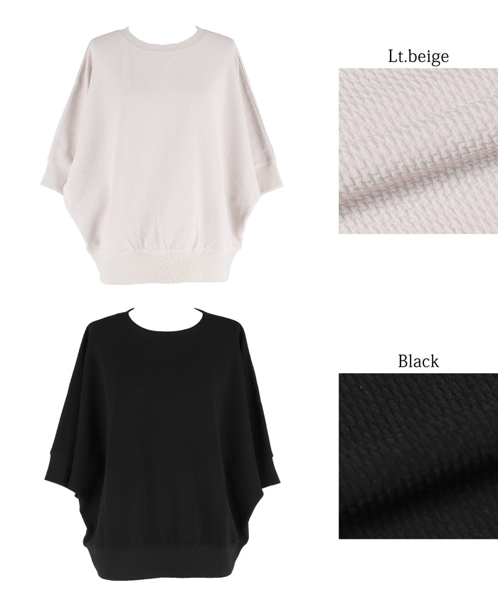 coca embossed dolman tops