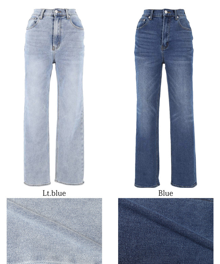 coca crouchable straight denim