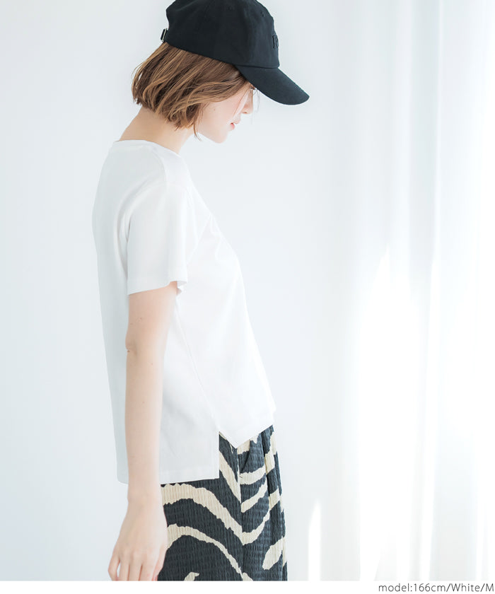 コカ coca コットンスムースコンパクトTシャツ （Charcoal） Charcoal