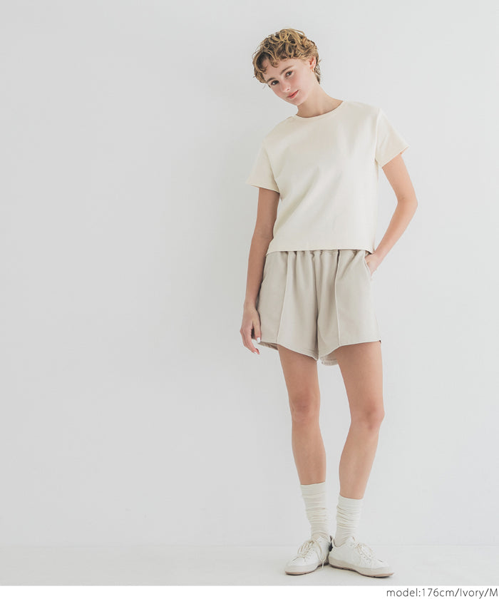 コカ coca コットンスムースコンパクトTシャツ （Charcoal） Charcoal