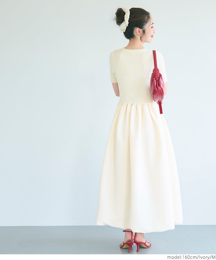 コカ coca バルーンニットワンピース （Ivory） Ivory