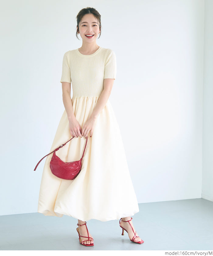 コカ coca バルーンニットワンピース （Ivory） Ivory