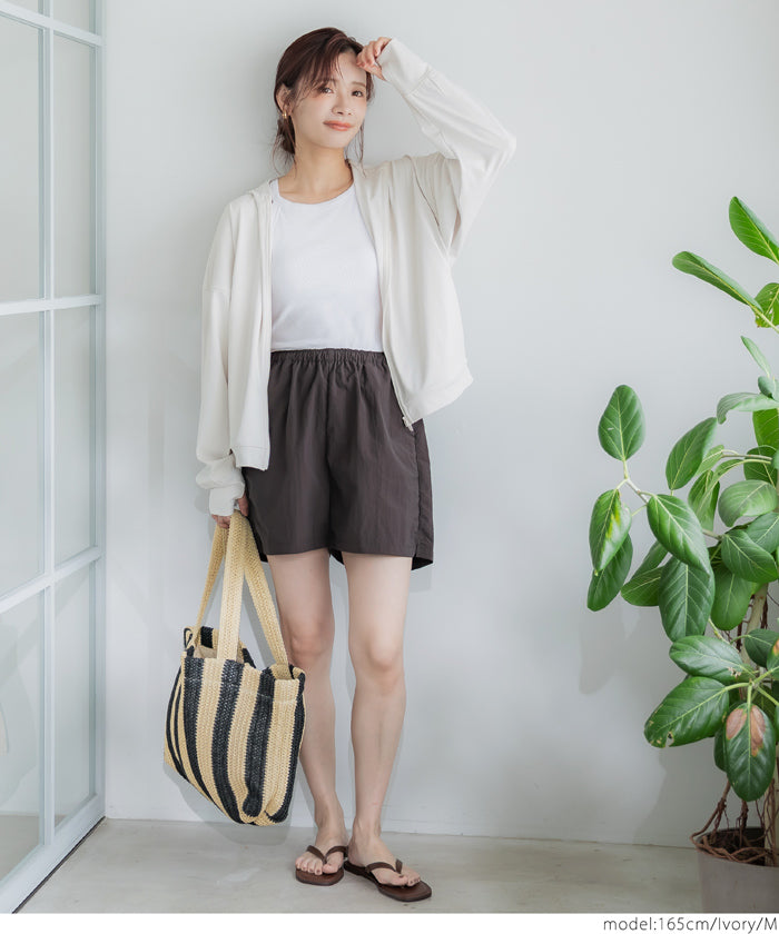 コカ coca 水陸両用ラッシュガードパーカー （Ivory） Ivory