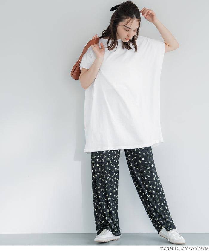 コカ coca ボートネックドルマンチュニック （White） White