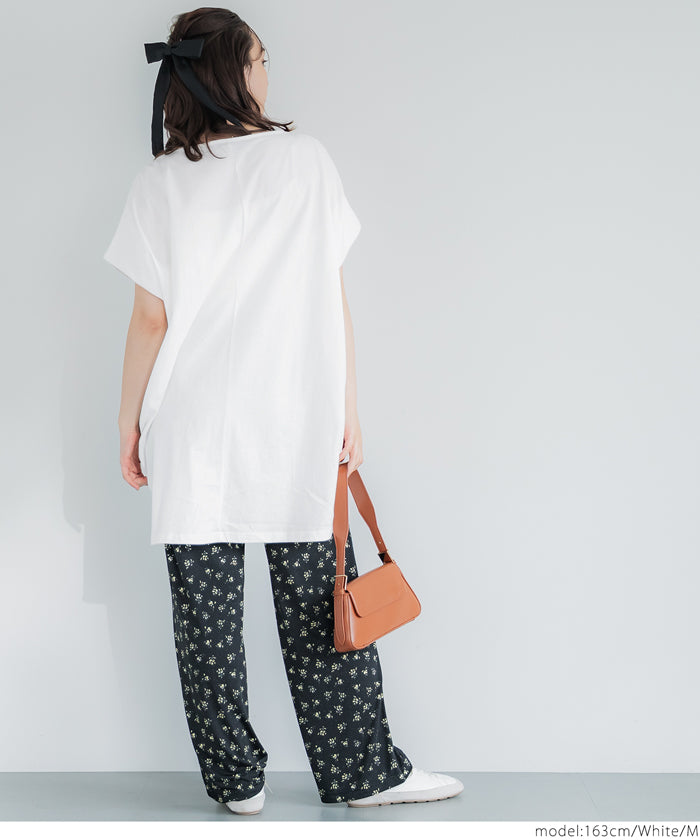 コカ coca ボートネックドルマンチュニック （White） White