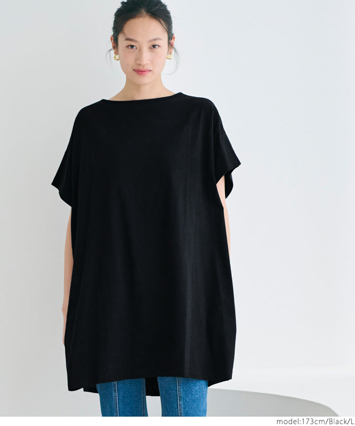 コカ coca ボートネックドルマンチュニック （White） White
