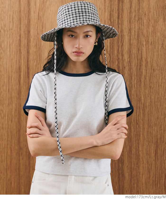 コカ coca スムースコンパクトリンガーTシャツ （Lt.gray） Lt.gray