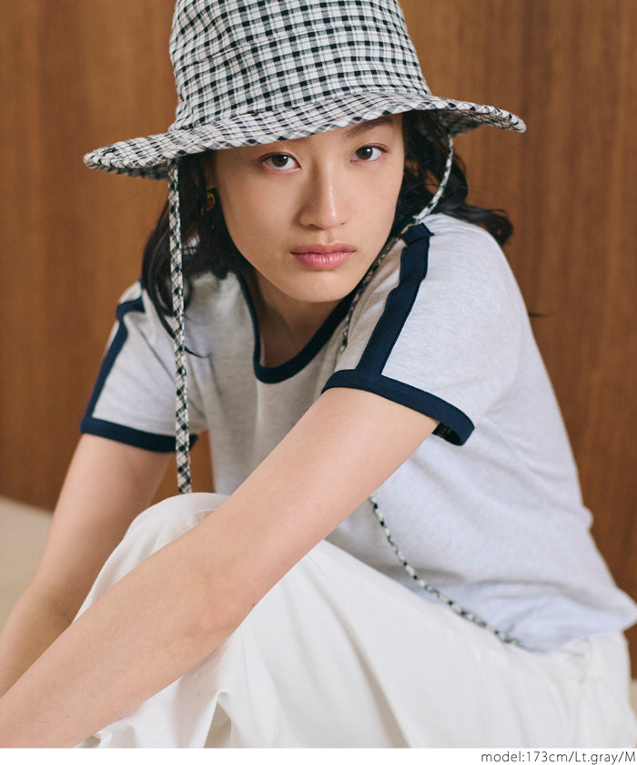 コカ coca スムースコンパクトリンガーTシャツ （Lt.gray） Lt.gray