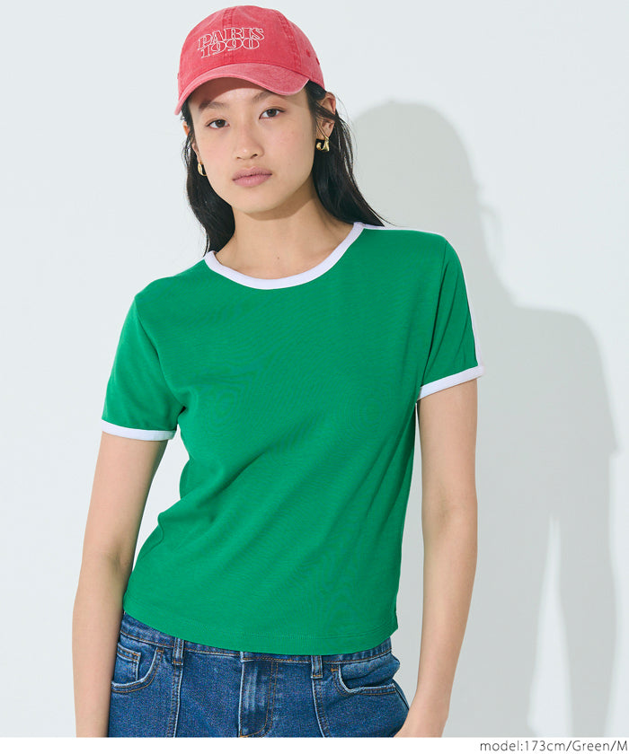 コカ coca スムースコンパクトリンガーTシャツ （Lt.gray） Lt.gray