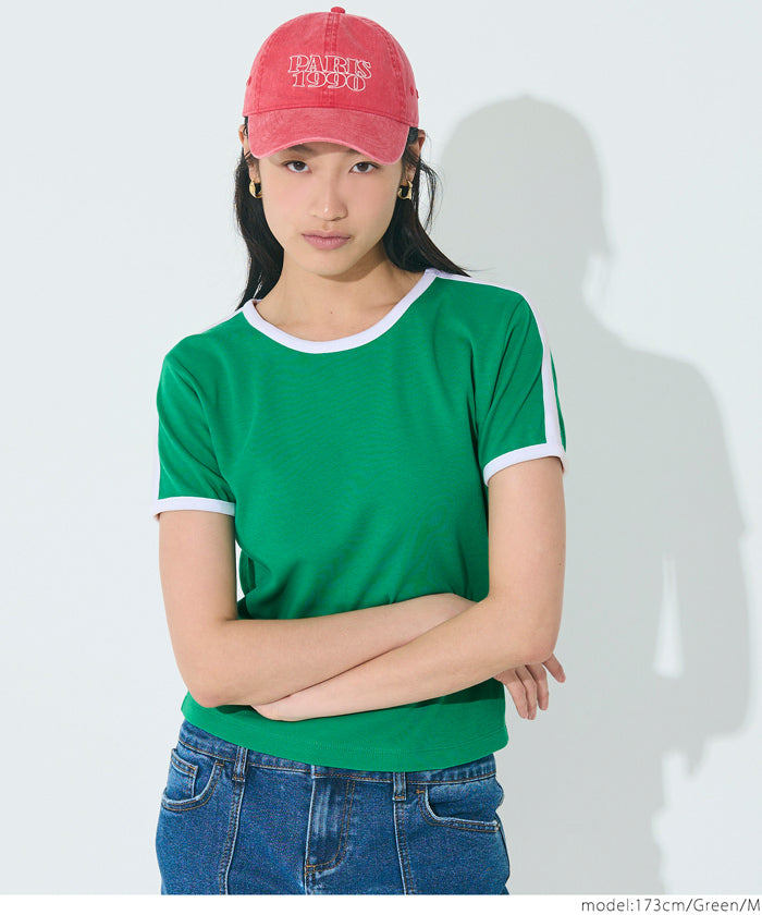 コカ coca スムースコンパクトリンガーTシャツ （Lt.gray） Lt.gray