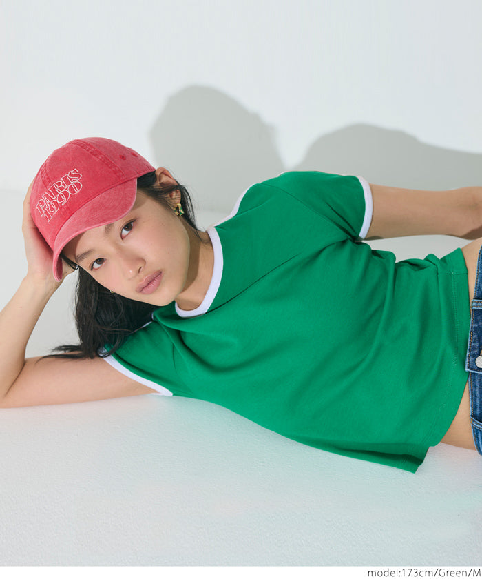 コカ coca スムースコンパクトリンガーTシャツ （Lt.gray） Lt.gray