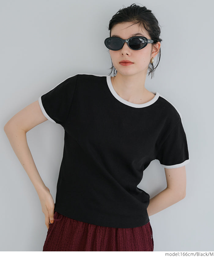 コカ coca スムースコンパクトリンガーTシャツ （Lt.gray） Lt.gray