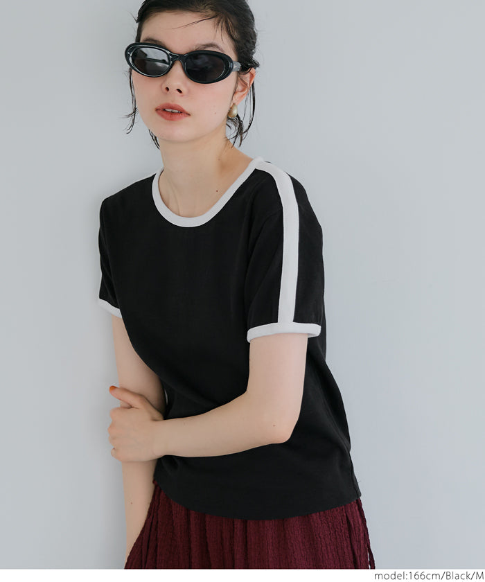 コカ coca スムースコンパクトリンガーTシャツ （Lt.gray） Lt.gray