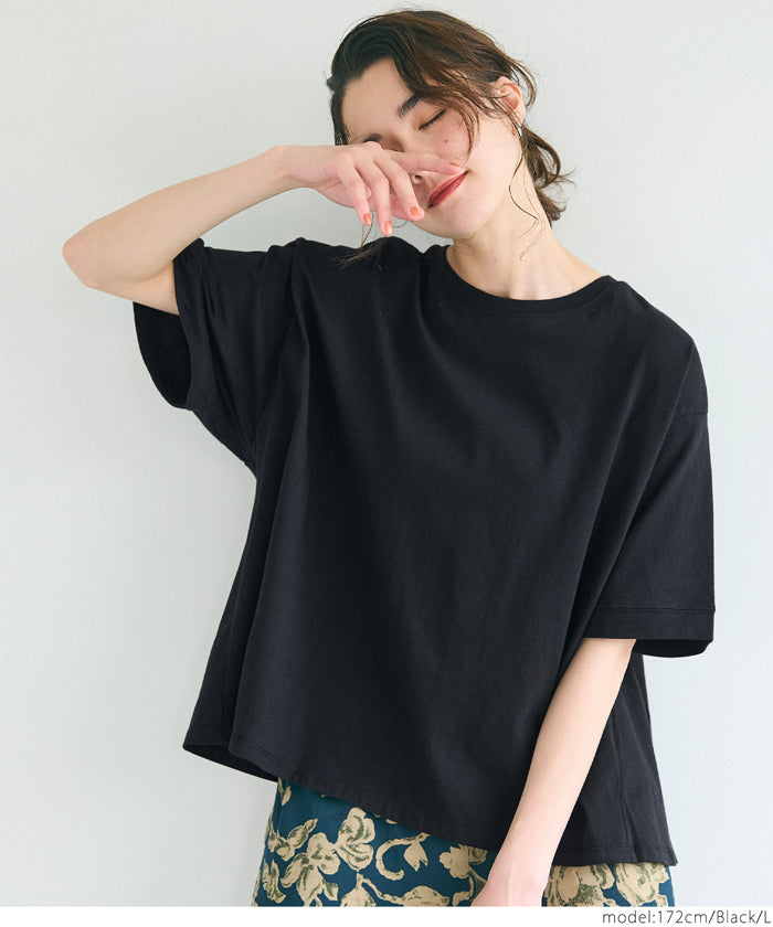 コカ coca バックタックフレアTシャツ （Black） Black