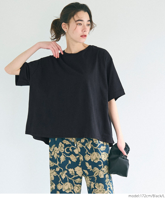 コカ coca バックタックフレアTシャツ （Black） Black