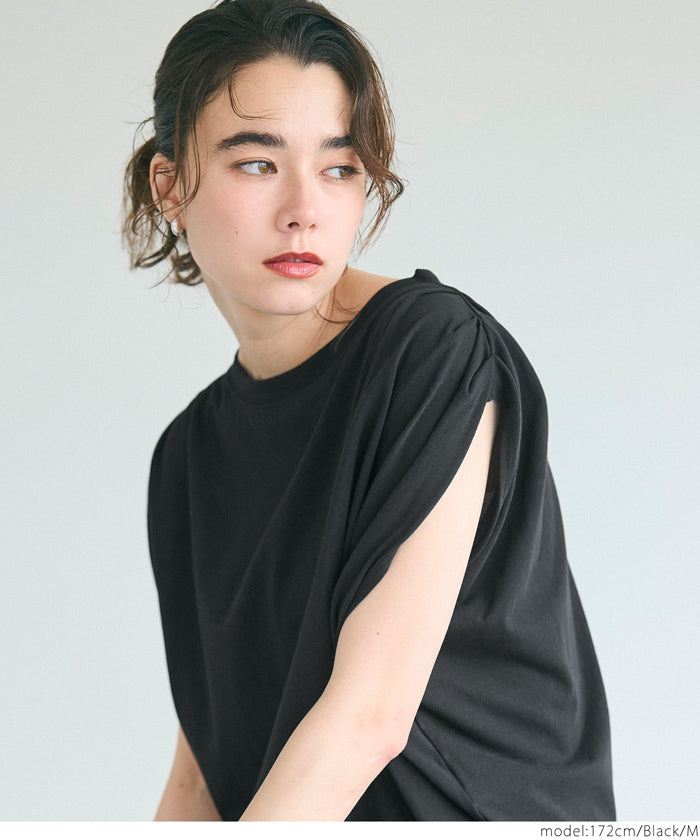 コカ coca 袖タックTシャツ （Lt.green） Lt.green