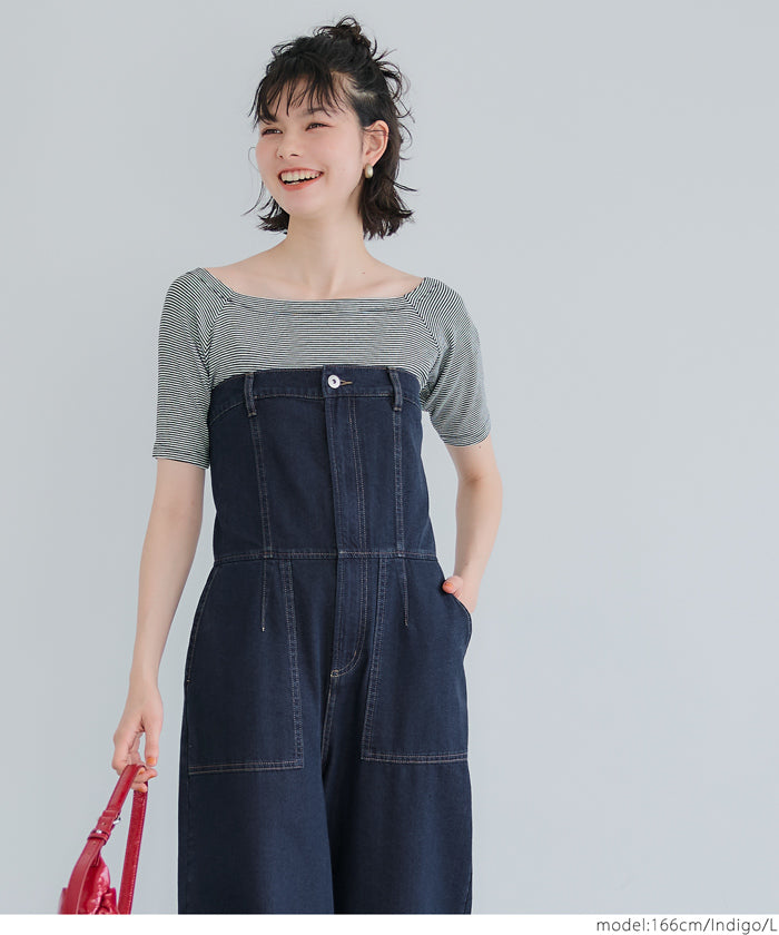 コカ coca サマーデニムベアサロペット （Indigo） Indigo