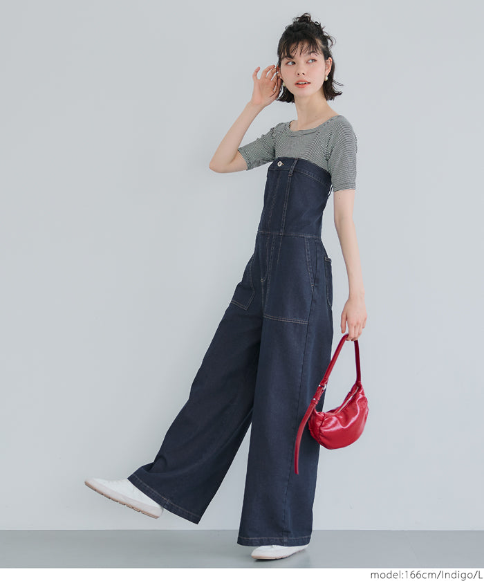 コカ coca サマーデニムベアサロペット （Indigo） Indigo