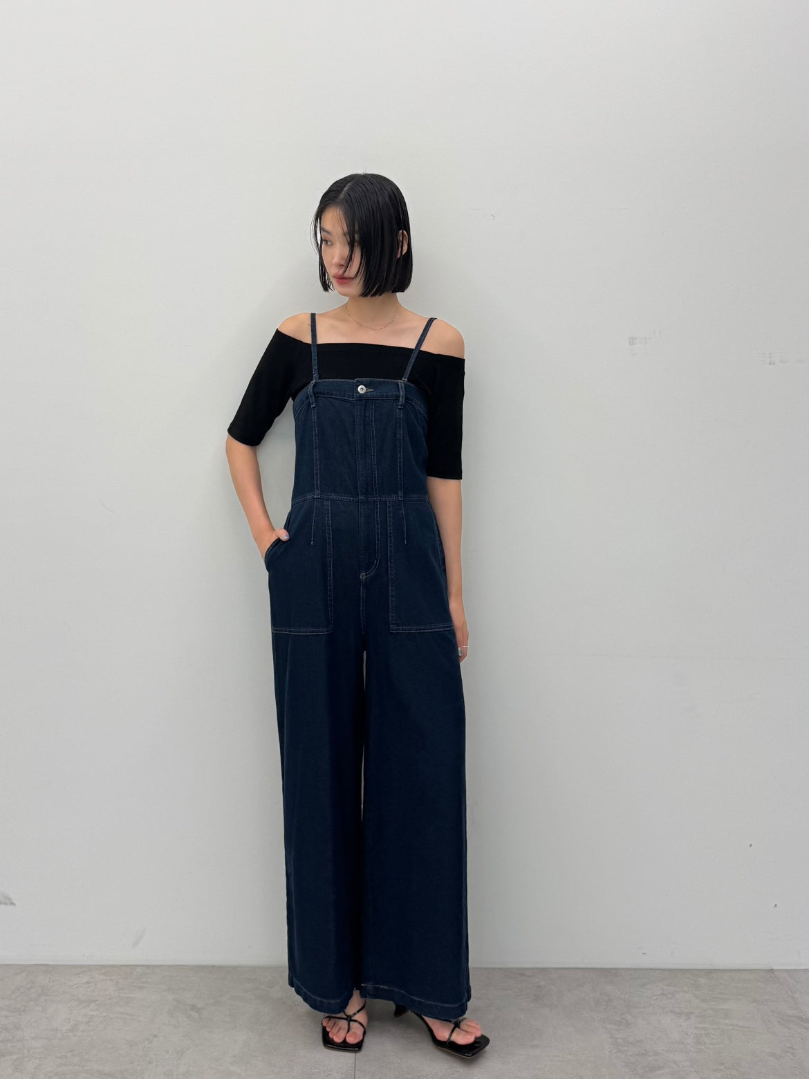 コカ coca サマーデニムベアサロペット （Indigo） Indigo