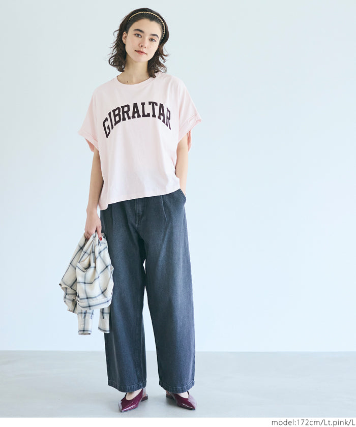 コカ coca レギュラーウェイトロールアップロゴTシャツ （Charcoal） Charcoal