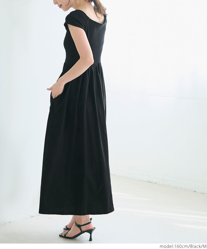 コカ coca オフショルダーワンピース （Black） Black