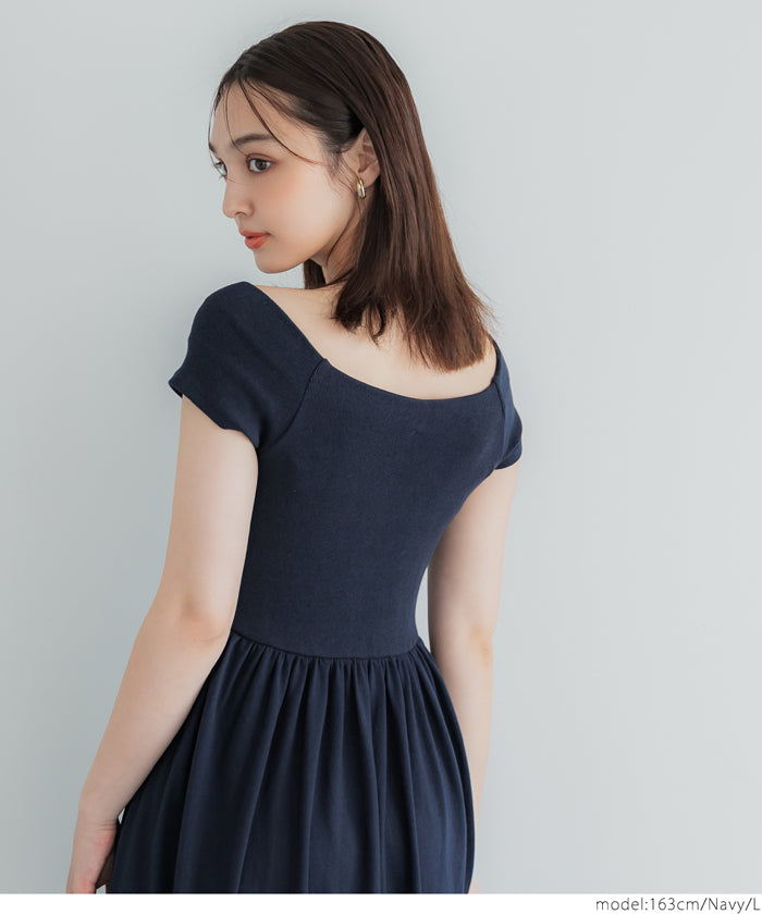 コカ coca オフショルダーワンピース （Black） Black