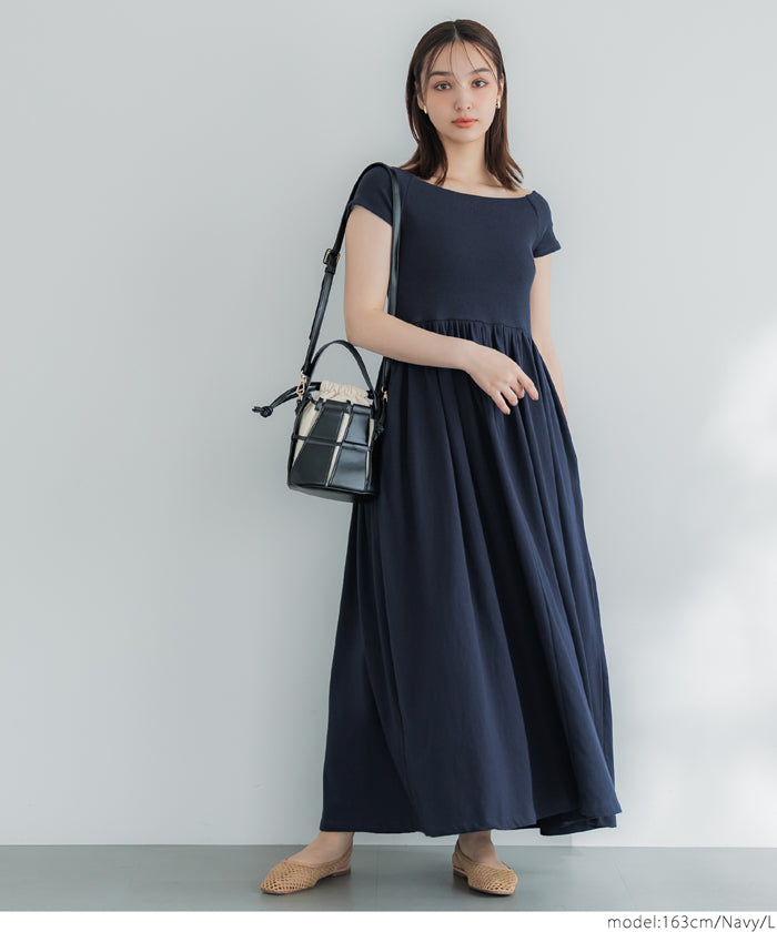 コカ coca オフショルダーワンピース （Black） Black