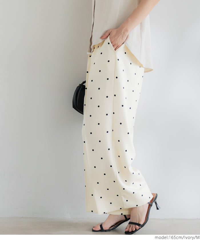 コカ coca センタープレスワイドパンツ （Black） Black