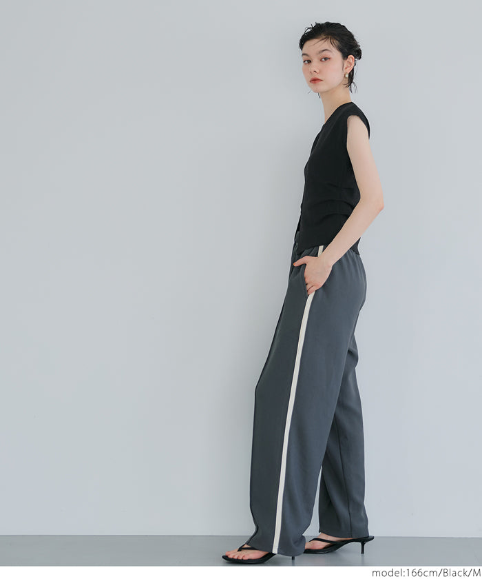 コカ coca フロントスリットニット （Black） Black