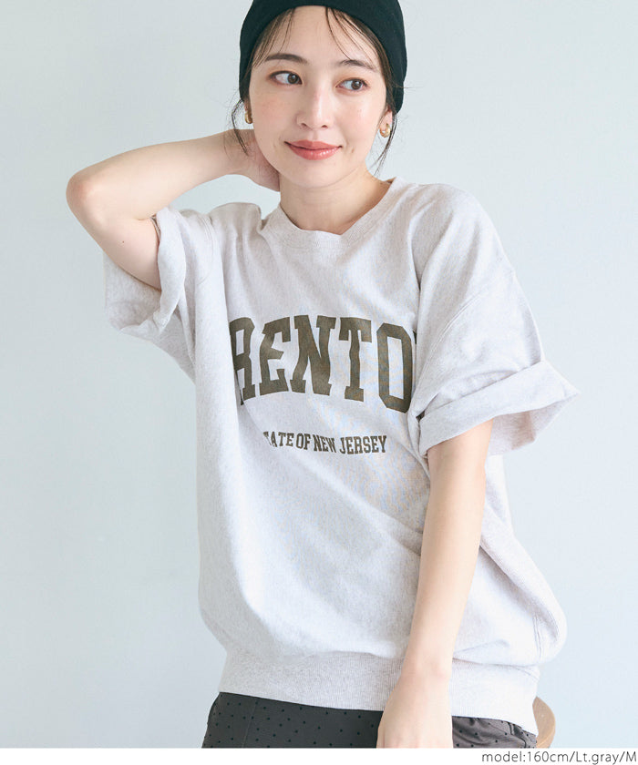 コカ coca スウェットライク半袖Tシャツ （Lt.gray） Lt.gray