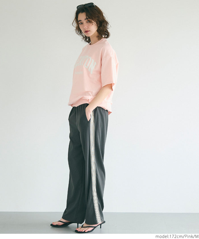 コカ coca スウェットライク半袖Tシャツ （Lt.gray） Lt.gray