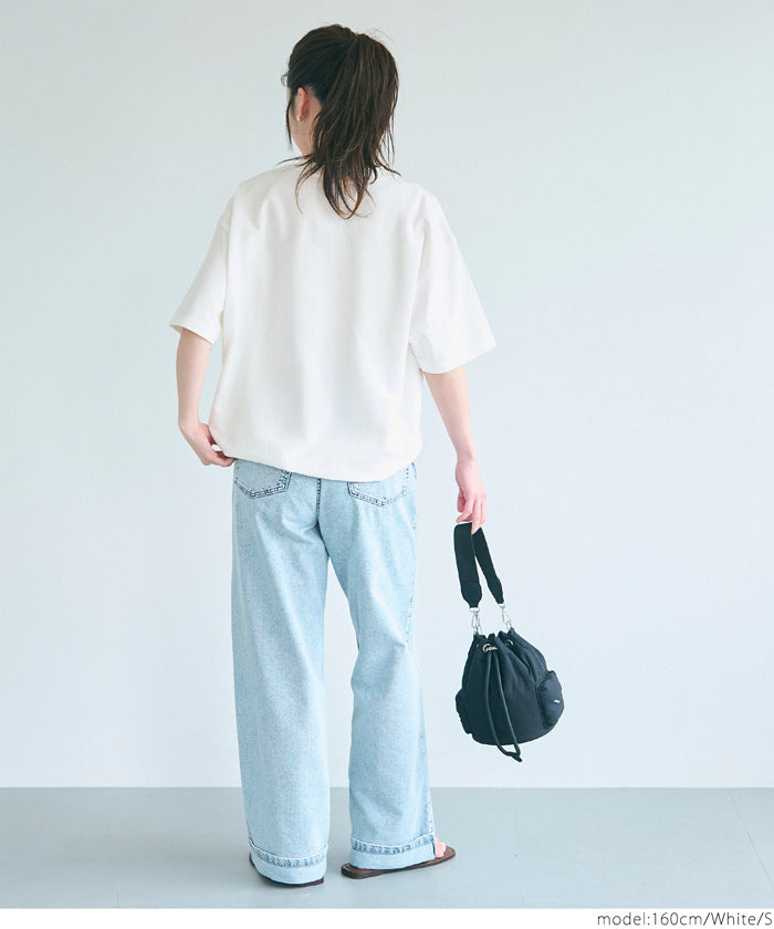 コカ coca スウェットライク半袖Tシャツ （Lt.gray） Lt.gray