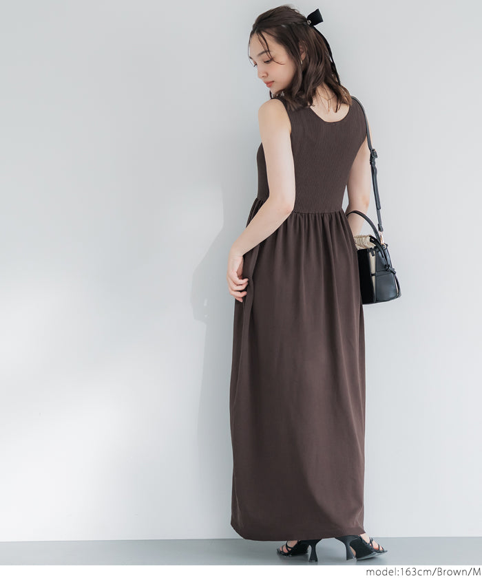 コカ coca Vネックニットドレス （Black） Black