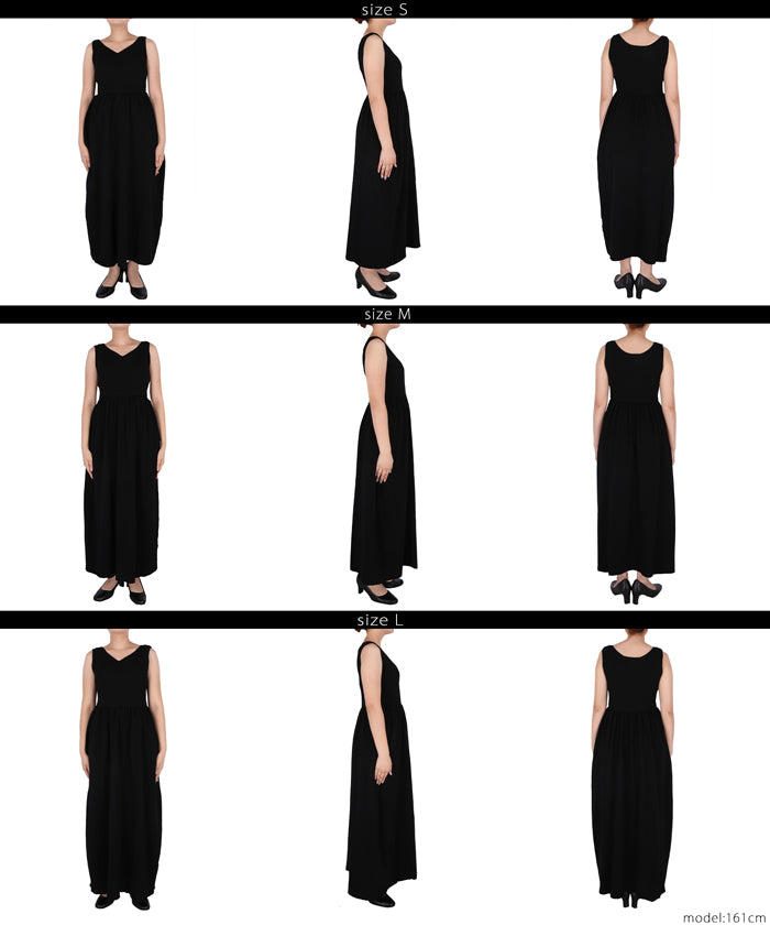コカ coca Vネックニットドレス （Black） Black