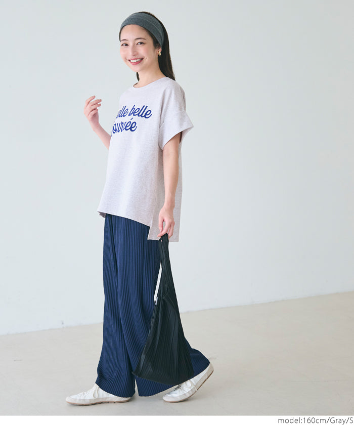 コカ coca ロゴロールアップスリーブスウェットトップス （Gray） Gray