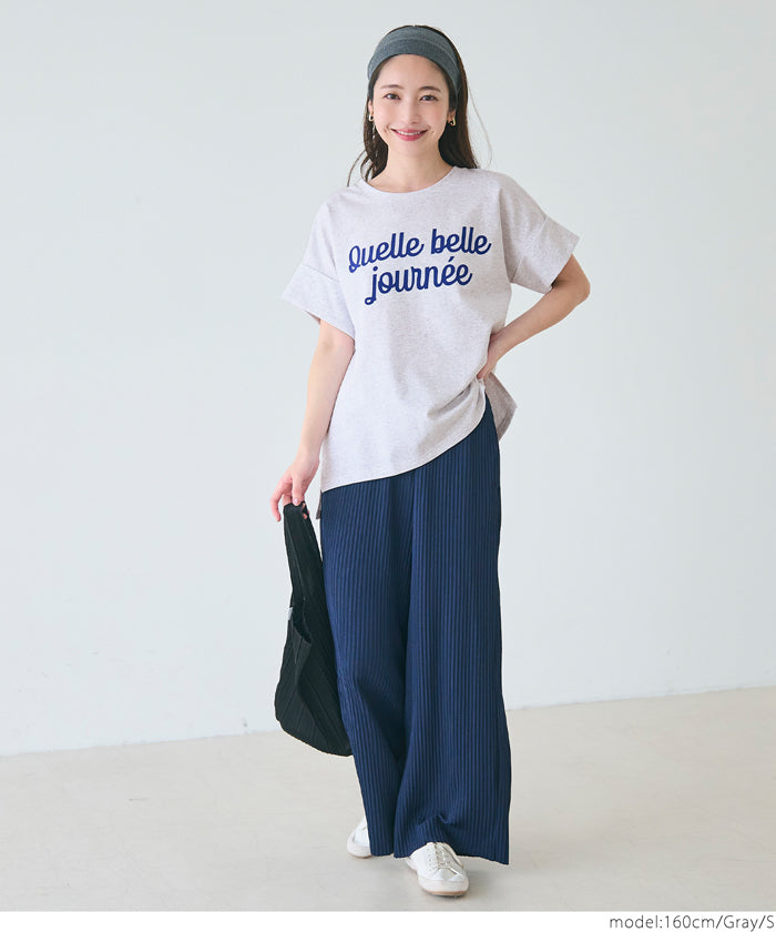 コカ coca ロゴロールアップスリーブスウェットトップス （Gray） Gray