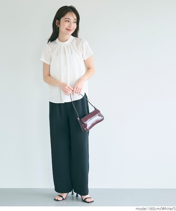 コカ coca フロントタックブラウス （Lt.beige） Lt.beige