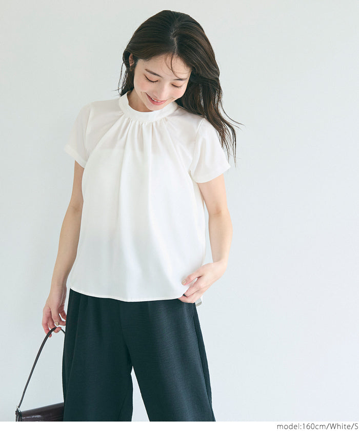 コカ coca フロントタックブラウス （Lt.beige） Lt.beige