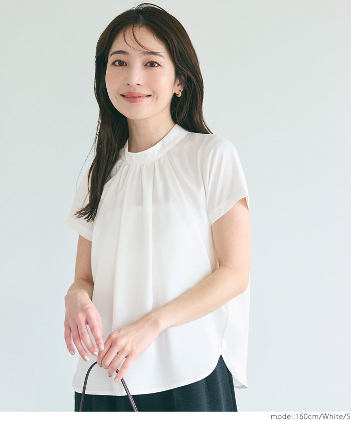 コカ coca フロントタックブラウス （Lt.beige） Lt.beige