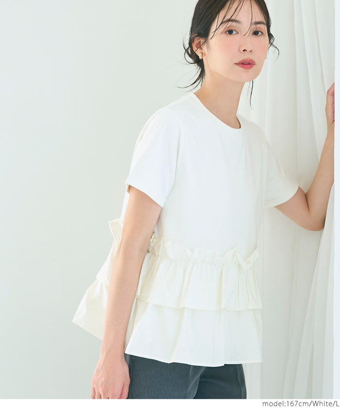 コカ coca シルキータッチドッキングTシャツ （Black） Black