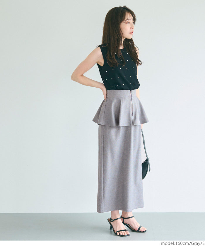 コカ coca ペプラムスカート （Black） Black