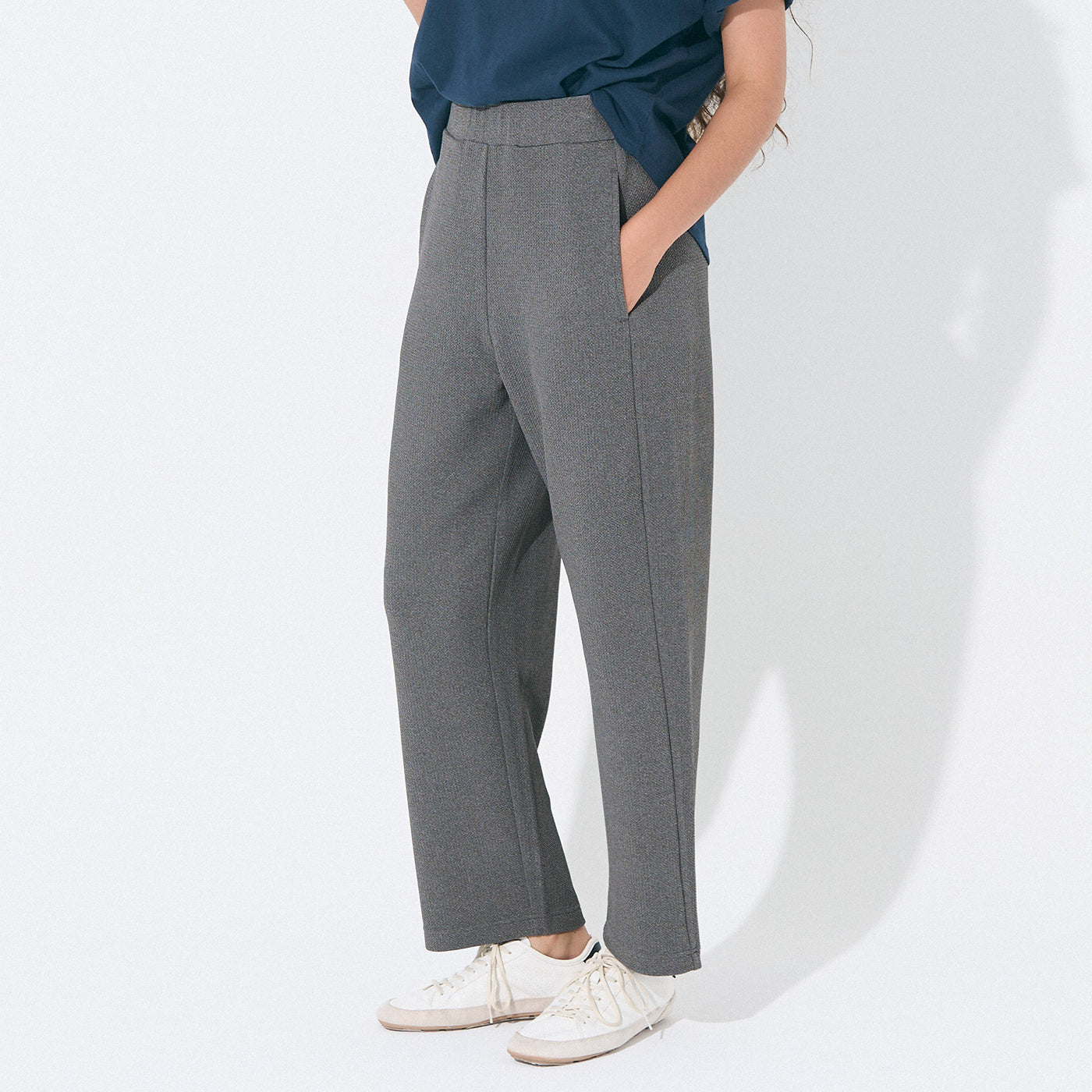 コカ coca エンボスカーブパンツ （Gray） Gray