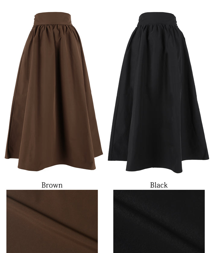 コカ coca リボンフレアスカート （Brown） Brown